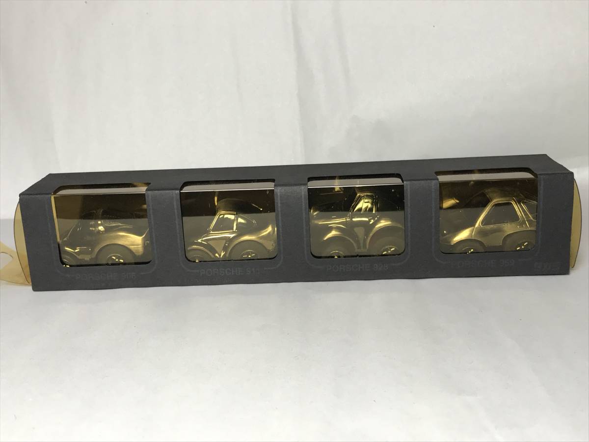 絶版☆タカラ チョロQ ポルシェハイメッキ4台限定セット 906/911/928/959