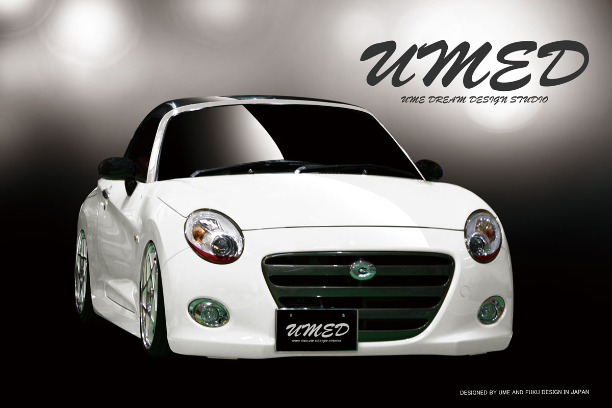 ★UMED コペン セロ フロントグリル LA400K （エアロ カスタム）copen cero