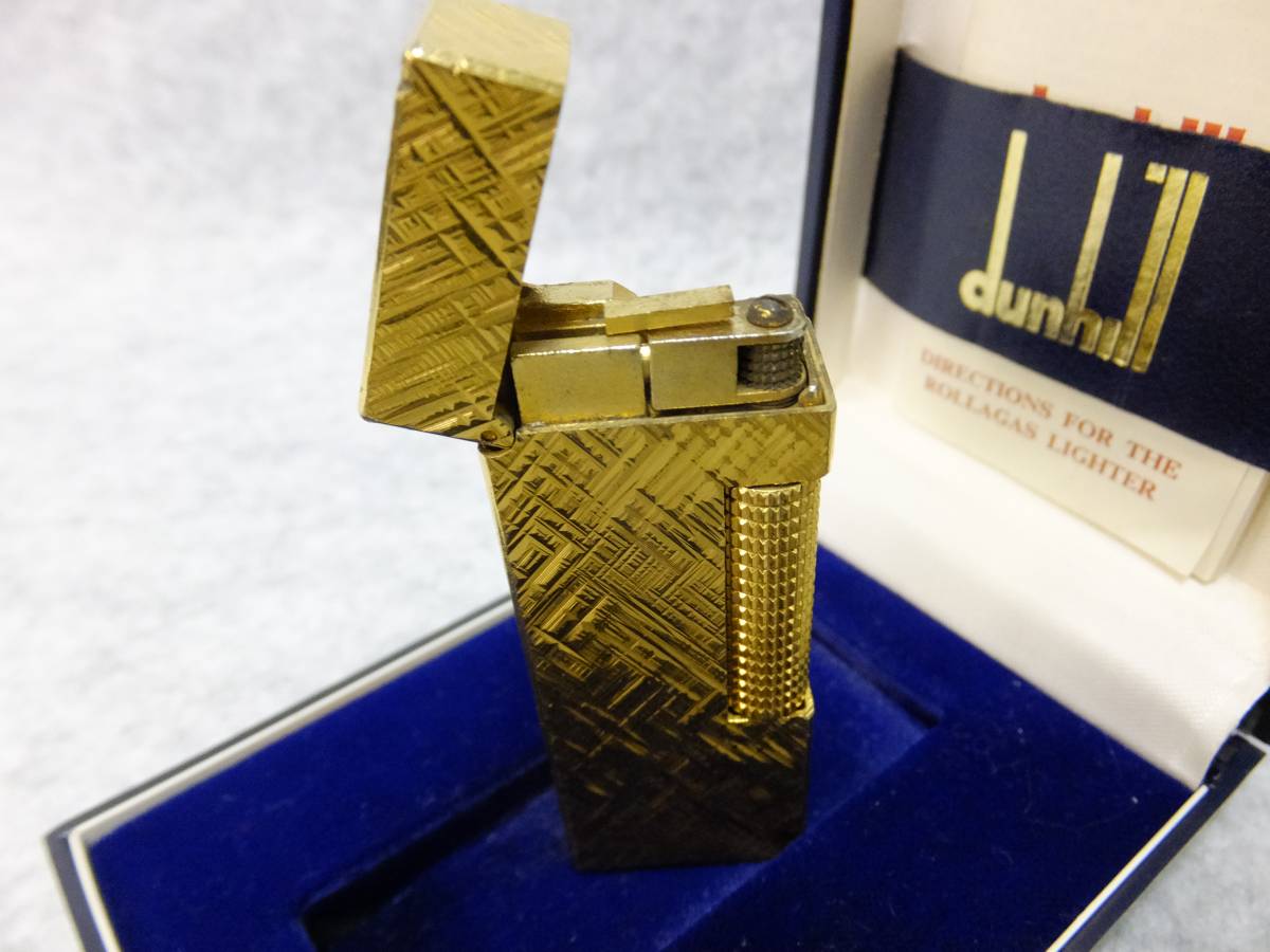 ダンヒル ライター Dunhill ゴールド dunhill ガスライター ローラー 