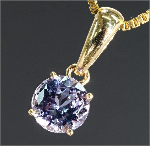 厳選】【定価15万】タンザナイト ネックレス 18金製 18KYG 刻印 厳選】【定価15万】タンザナイト ネックレス 18金製 18KYG 刻印