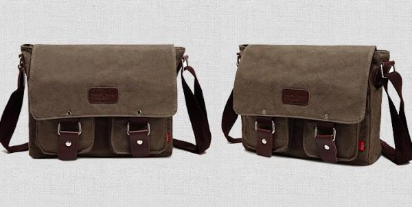 0271/6.5通勤 通学 ワンショルダーバッグ 軽量 斜めがけ メンズ ボディバッグ バッグ 帆布 本革★グレー★_2