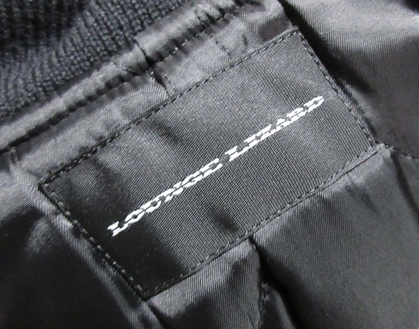 未使用品 15AW LOUNGE LIZARD ラウンジリザード メルトン スタジャン 黒 2 レザーコート
