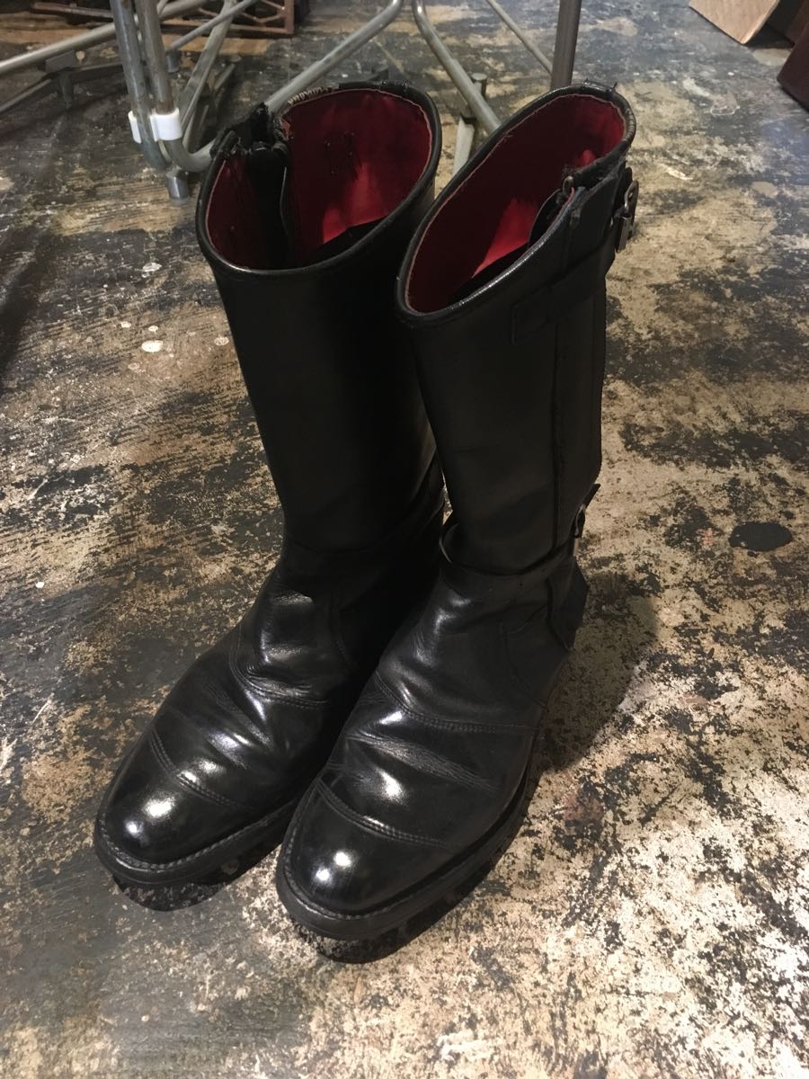 ルイスレザー モーターサイクル ブーツ AVIAKIT UK8 26，5m