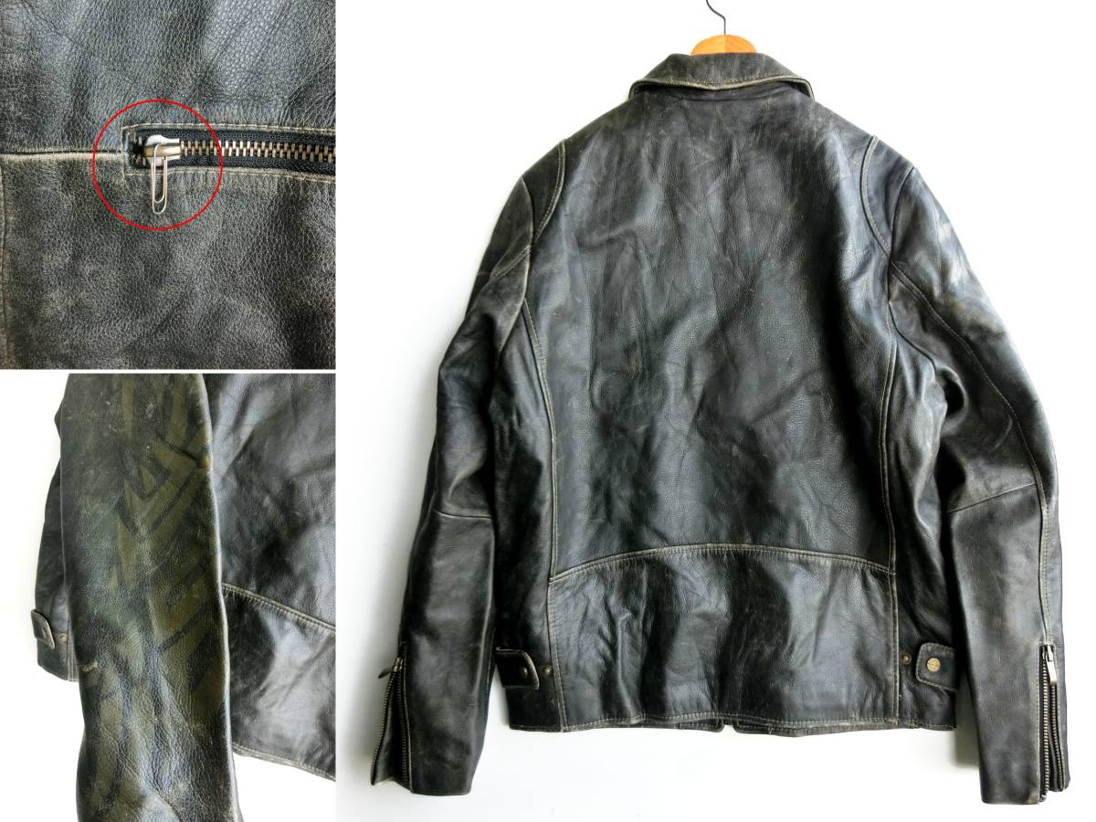 C4/11.17 WILSONS LEATHER M.JULIAN ウィルソンズ 本革 シングルレザー