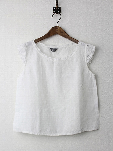 【人気，人気セール】 Lisette リゼッタ リネン レース スリーブレス ブラウス トップス ホワイト ノースリーブ カットソー 2400010543876(Mサイズ)｜売買されたオークション情報、yahooの商品情報をアーカイブ公開 - オ Mサイズ