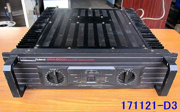 Roland ローランド PA用 2ch パワーアンプ SRA-5000 ハイパワー 中古
