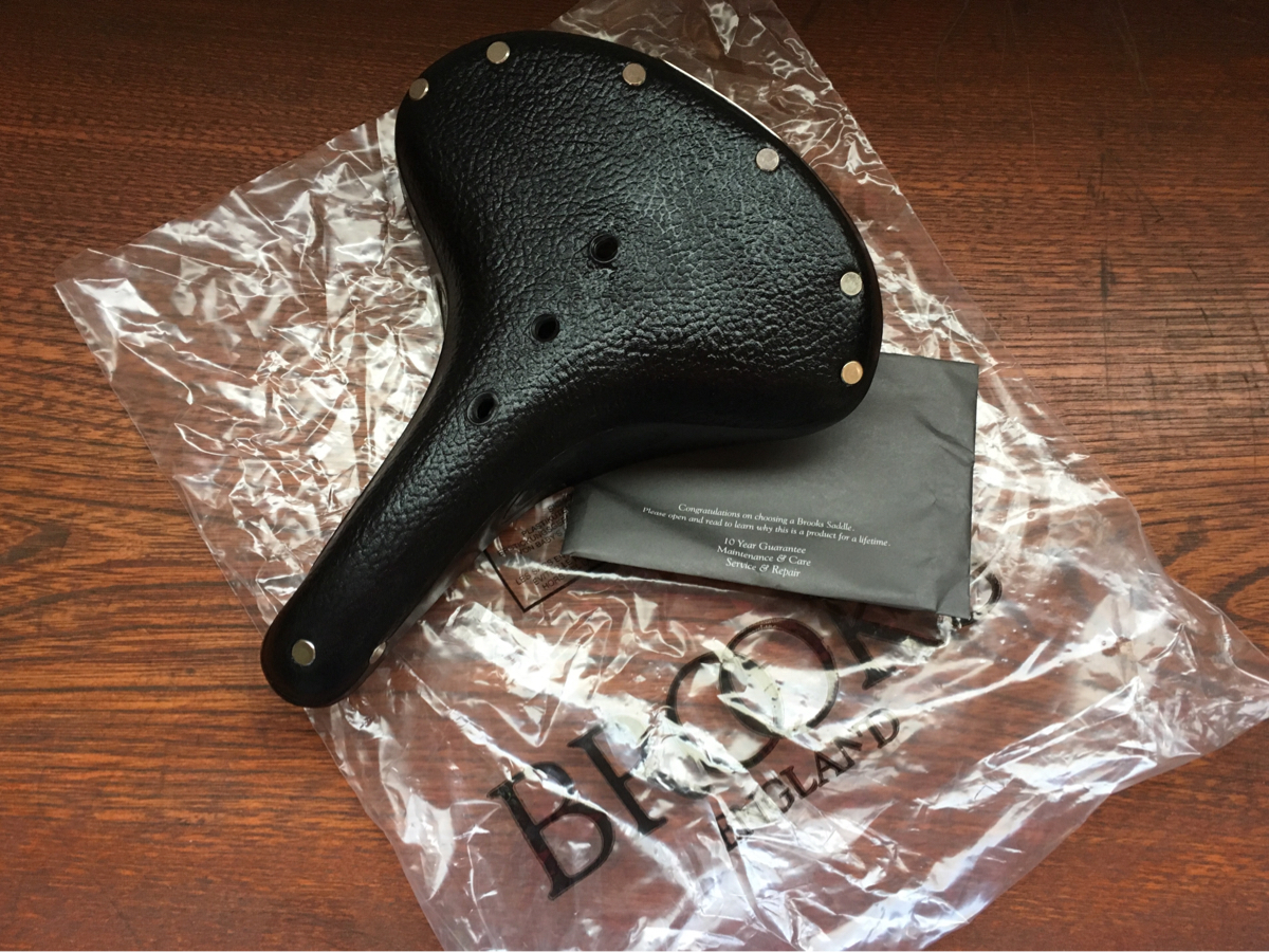 ブルックス B68 （黒 新品未使用）レザーサドル brooks ブロンプトン モールトンなどに