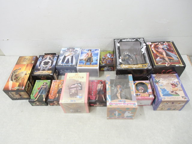 同梱不可 ジャンク 処分 一番くじ他 ONE PIECE A賞 トラファルガーロー.チョッパー.エース 等