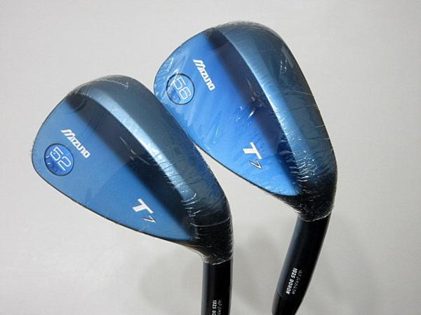 新品US MIZUNO/ミズノ T7 ブルーIP ウェッジ 52-09&56-10°DG WEDGE