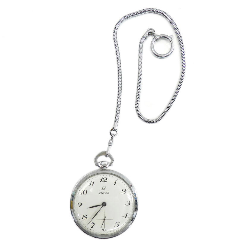 ジャンク品 ENICAR エニカ ヴィンテージ懐中時計/スイスメイド 時計
