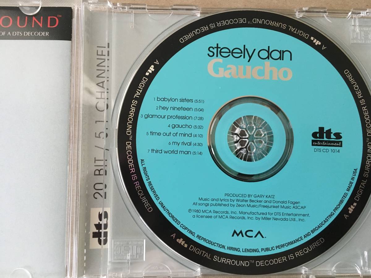 DVD Audio スティーリーダン ガウチョ サラウンド Steely Dan – Gaucho – DVD (DVD-Audio, Multichannel + 5 more), 2004