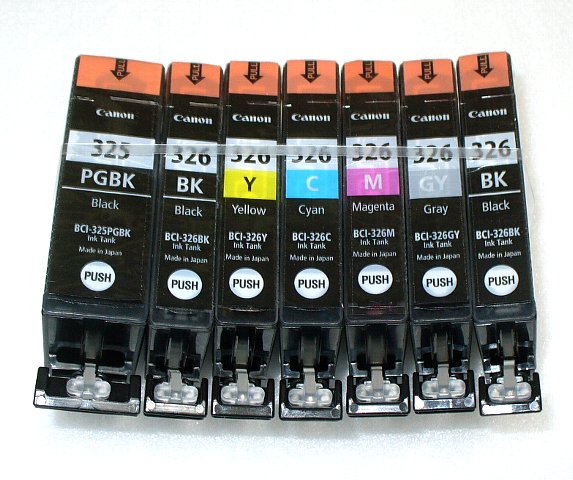 キャノン　純正インクカートリッジ　BCI-326+325　６色セット　※6色マルチパック相当　（箱なし）　YB1