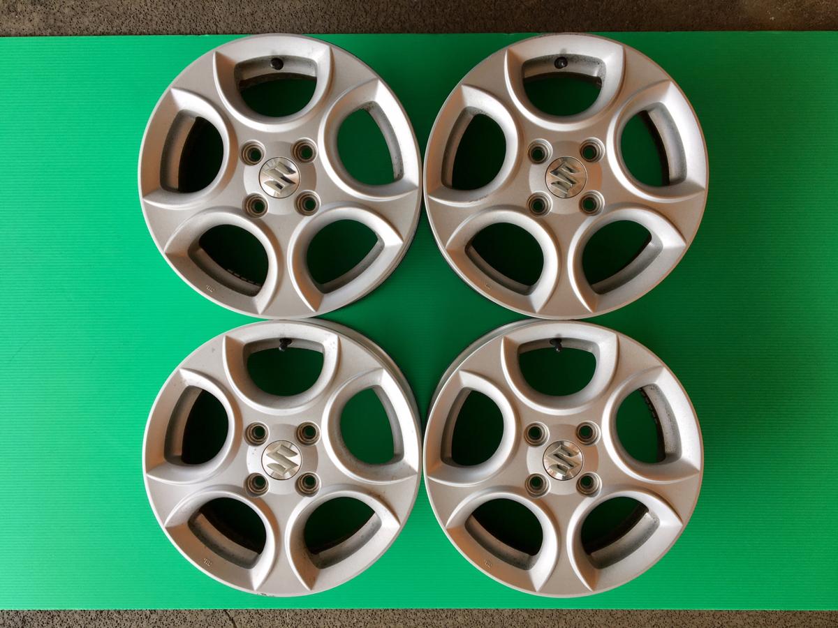 ⑪スズキ セルボ純正ホイール 14x4.5+50 4H-100 軽用 スタッドレス用など