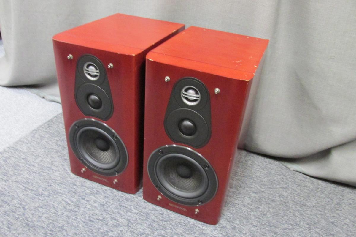 □KENWOOD スピーカーシステム LS-K1 ペア キズ多し Kenwood-LS-K1 -