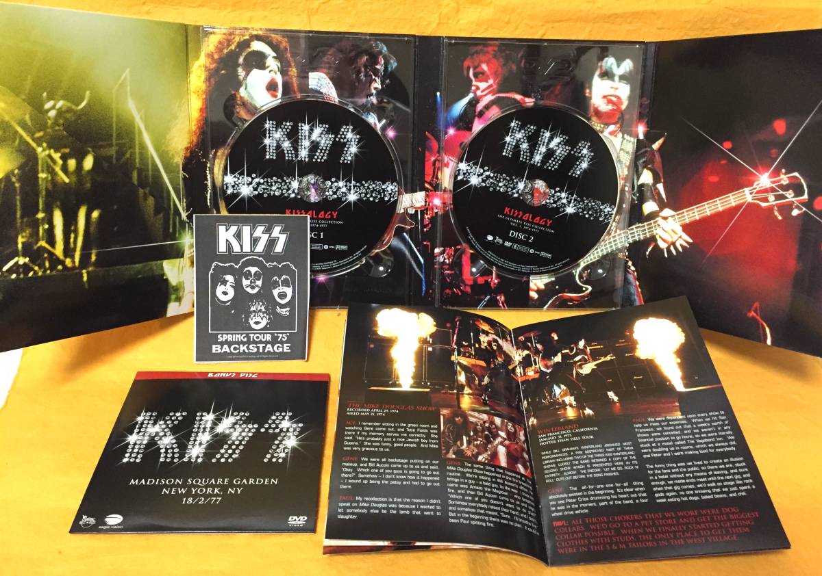 美品3DVD-BOX キッス KISS /KISSOLOGY VOL.1 1974-77 武道館公演収録/日本語字幕あり リージョンフリー