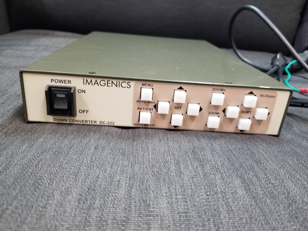 【ゆうこ】IMAGENICS DD-222 ダウンコンバータ ２台セット ゆうこ】IMAGENICS DD-222 ダウンコンバータ 2台セット ゆうこ