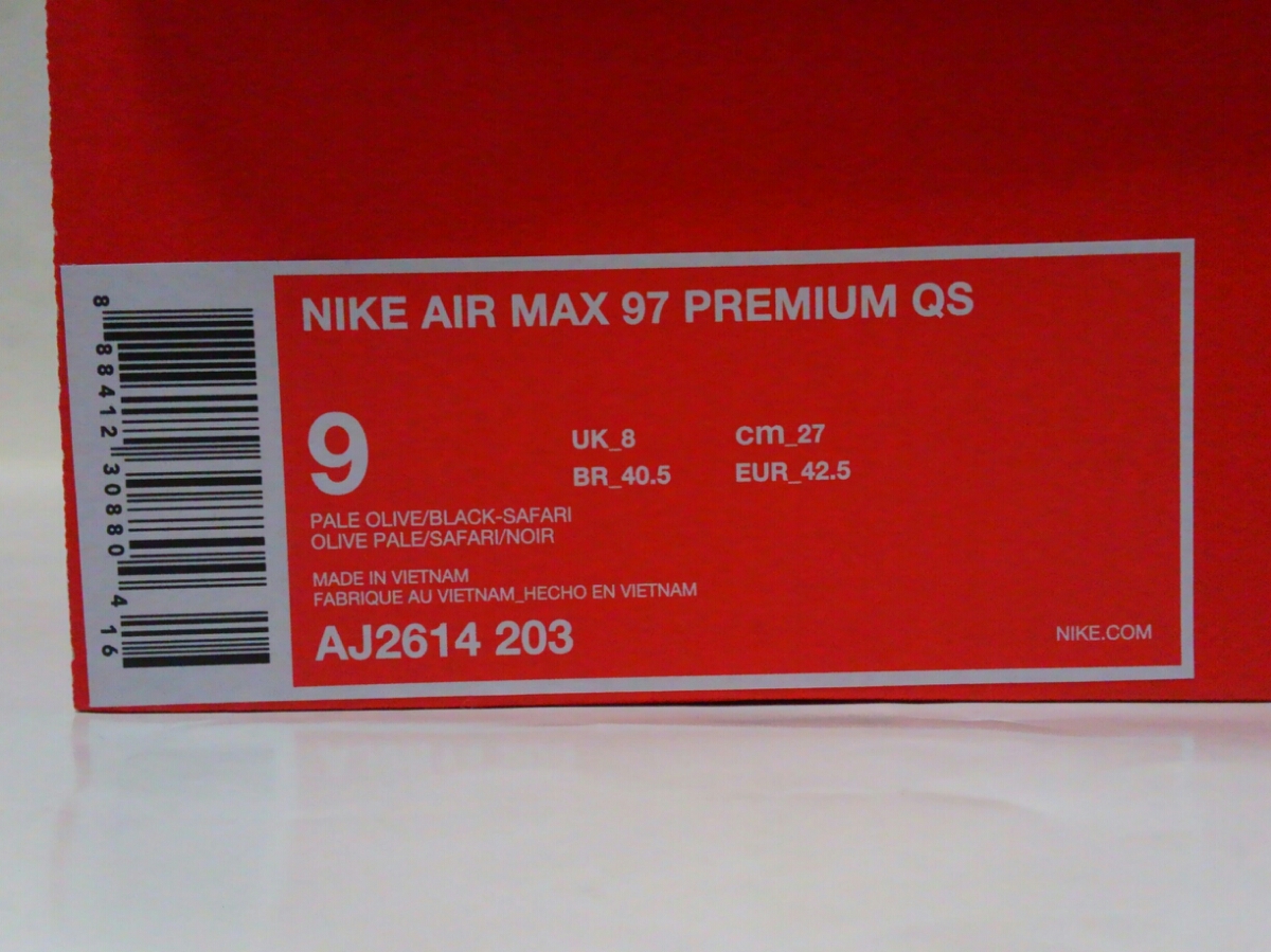 27cm NIKE AIR MAX 97 PREM QS GLOBAL FORCE JAPAN camo エアマックス 迷彩 日本限定