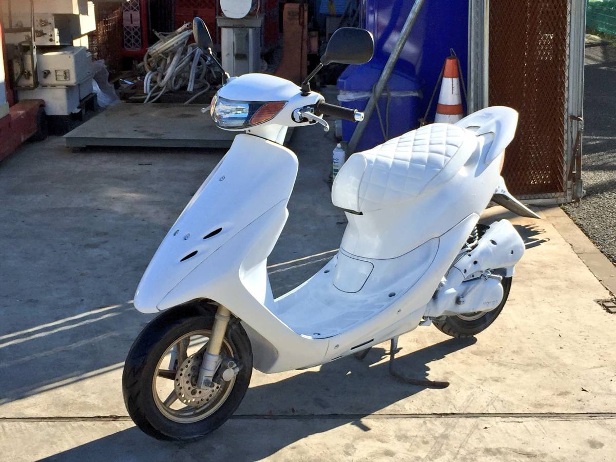 ライブディオ ZX オールホワイト ホンダ DIO AF35 メーター距離6796
