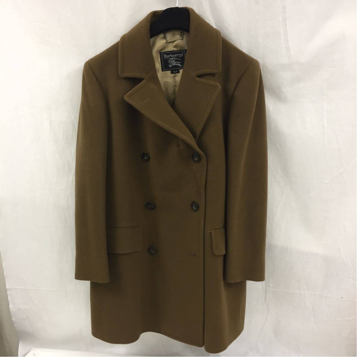 バーバリー Burberrys ウール コート S カシミア入り ブラウン メンズ