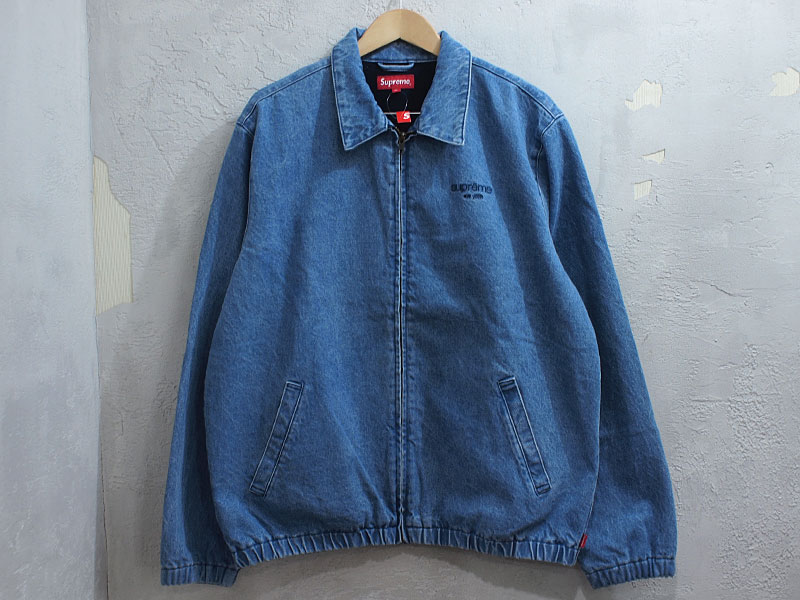 希少 XL 美品 16AW Supreme Denim Harrington ハリントンジャケット 