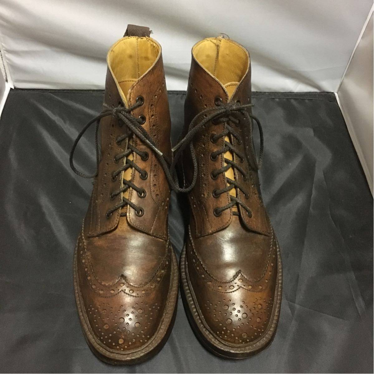 【トリッカーズ】カントリーブーツUK7.5（26.0）「ホワイツオールデンウエスコレッドウィング）【Trickers】