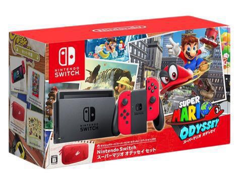【新品未開封 送料無料】Nintendo Switch スーパーマリオ オデッセイセット+【Amazon.co.jp限定】オリジナルラゲッジタグ