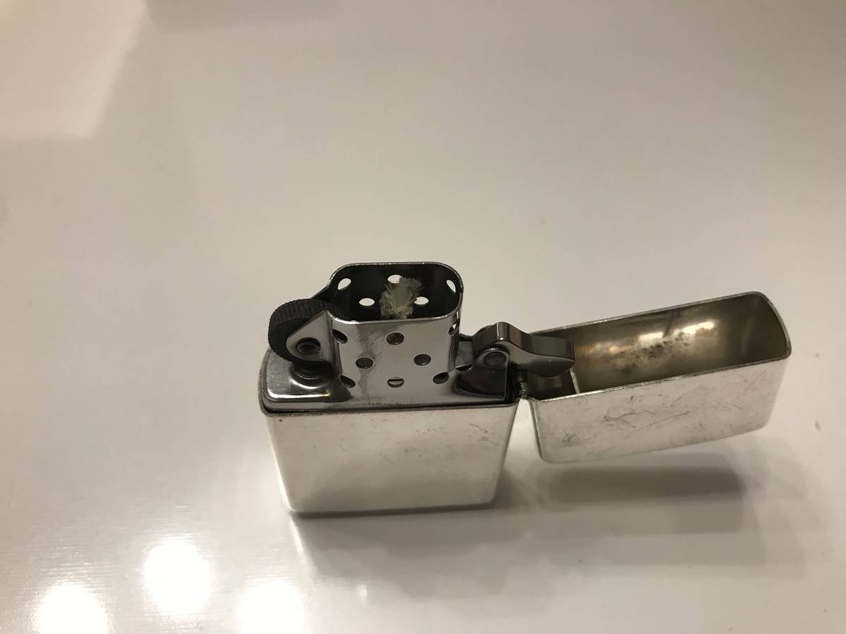 ビンテージ】ZIPPO スターリングシルバー 旧筆記体 イタリック 1982年 