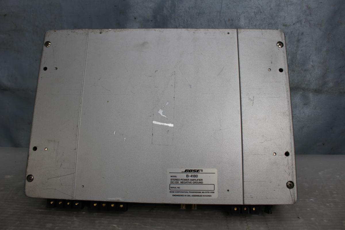 8C2 BOSE ボーズ カーアンプ B-4180 4chパワーアンプ BOSE 8C2 BOSE ボーズ カーアンプ B-4180 4chパワーアンプ BOSE