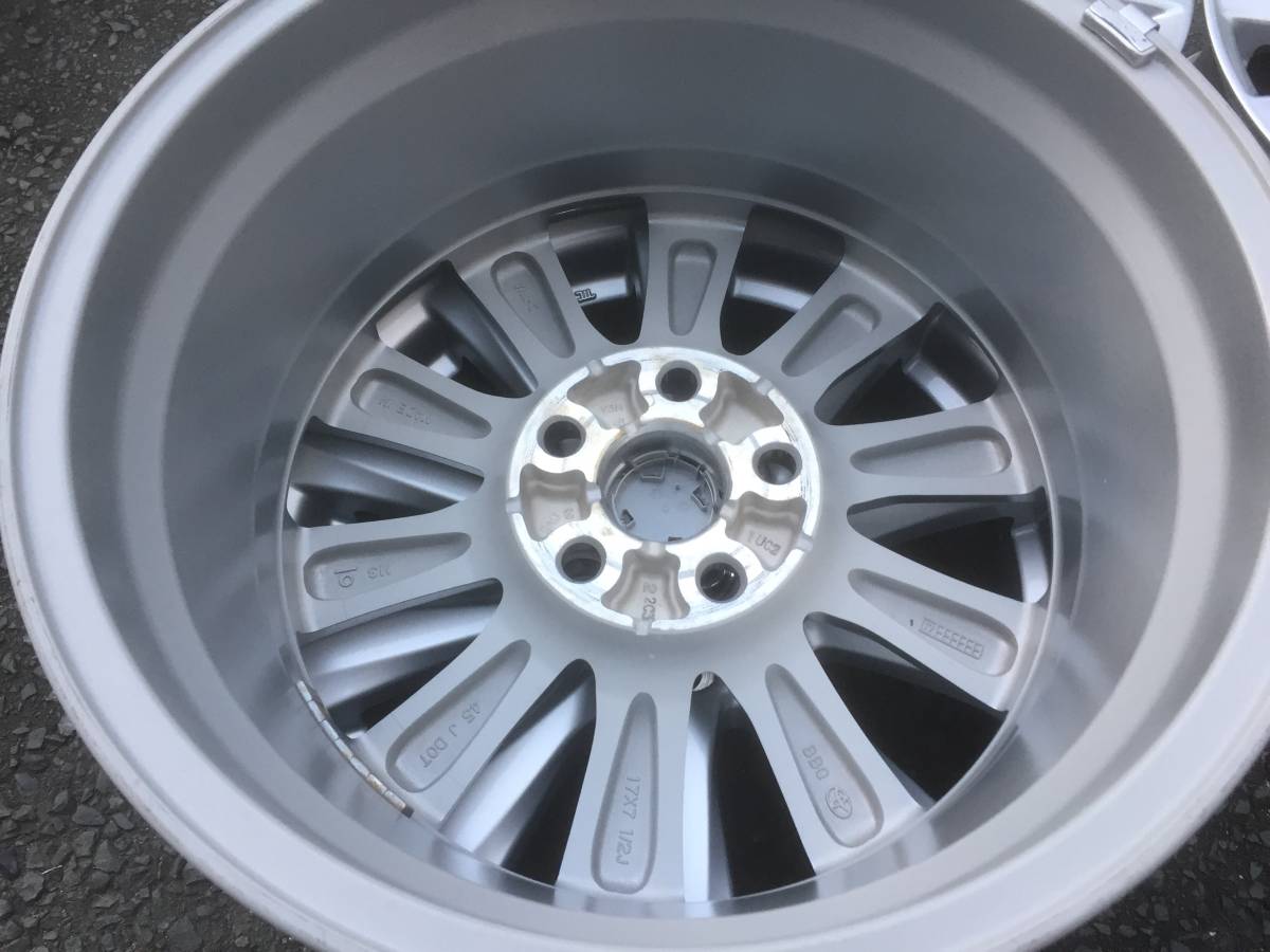 トヨタ TOYOTA カムリ AXVH70 G 純正 17インチ ホイール 4本 ☆ 7.5J 