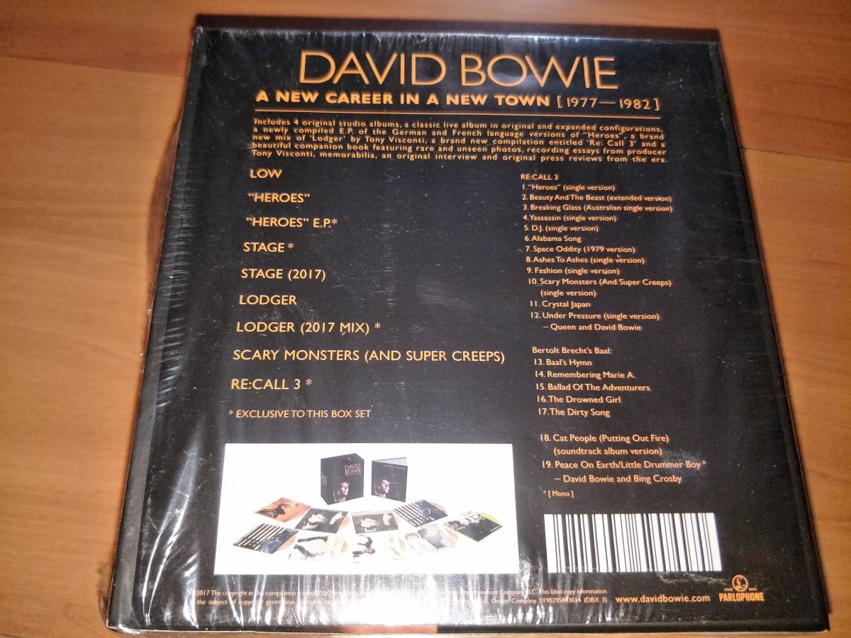 A NEW CAREER IN TOWN - デヴィッド・ボウイBOX New David Bowie