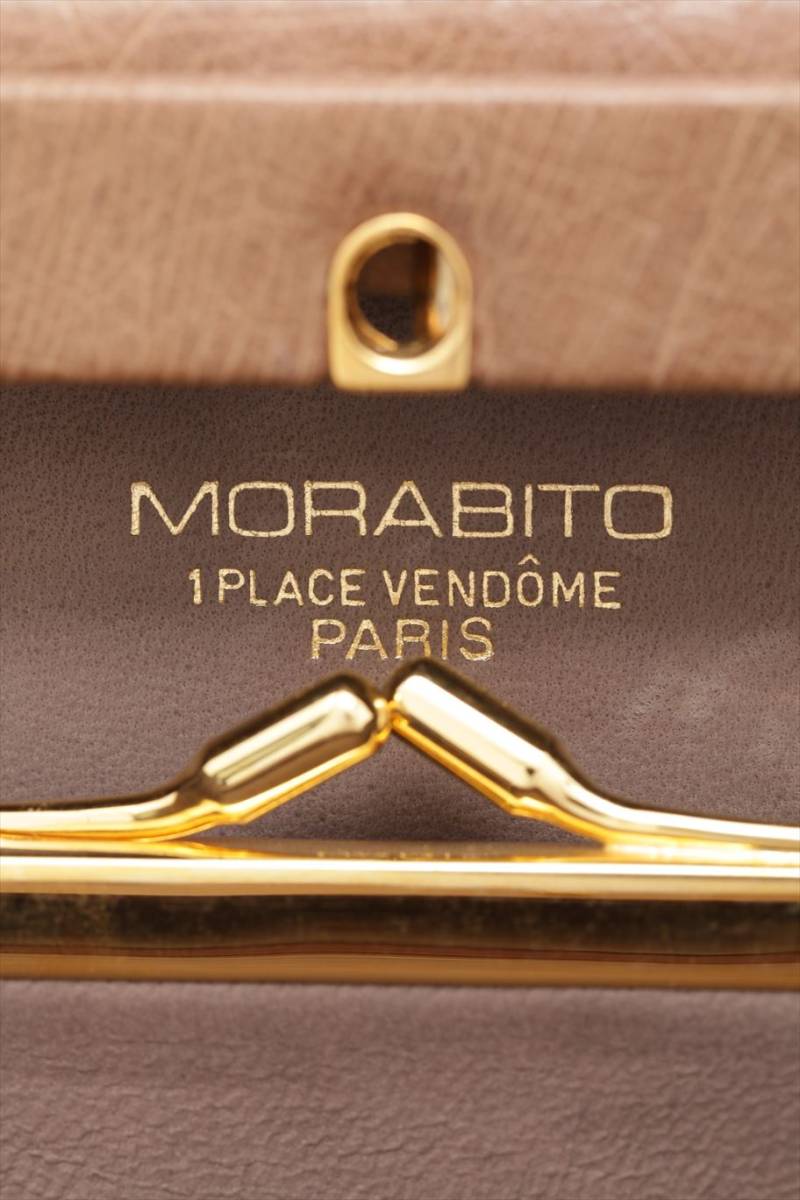 MORABITO モラビト レザー 1円 2WAY ゴールド金具 ロゴ □美品