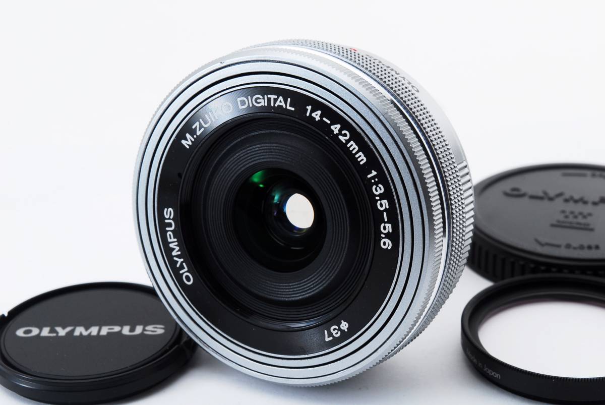 ★超極上品★OLYMPUS　オリンパス M.zuiko 14-42mm F3.5-5.6 EZ シルバー