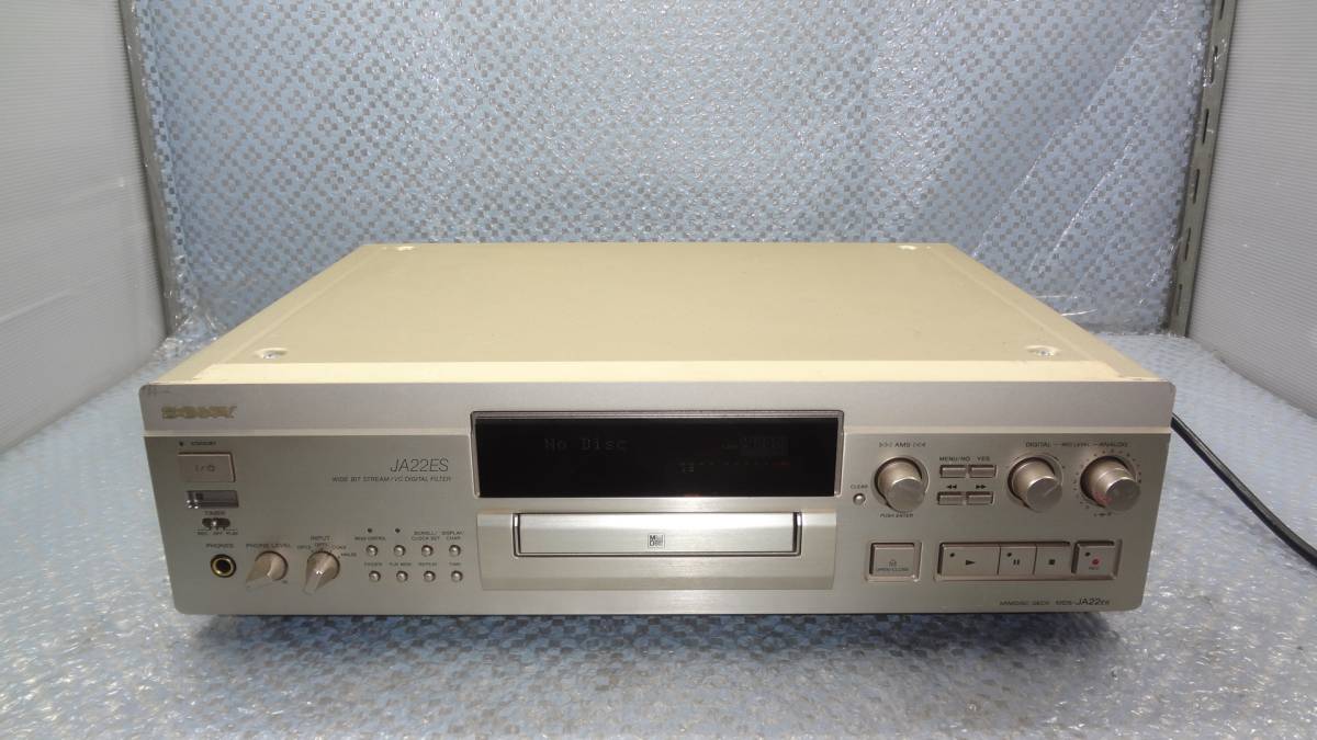 1円～　＊SONY　MDデッキ　MDS-JA22ES＊ジャンク品