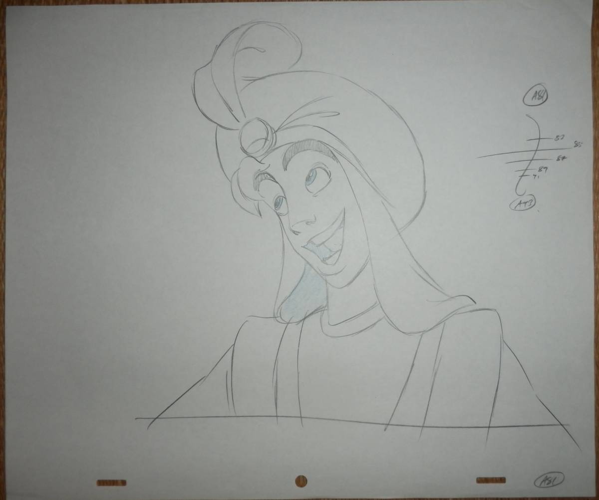 アニメーション・アート ディズニー・アート 2枚セット アラジン