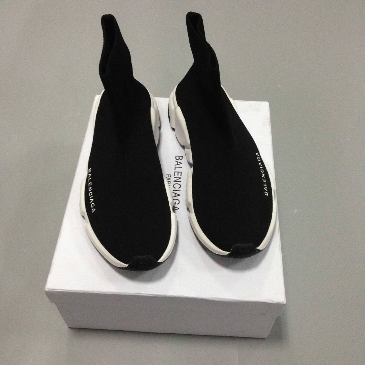 ブラック　BALENCIAGA　バレンシアガ　スニーカー　メンズ　美品　42