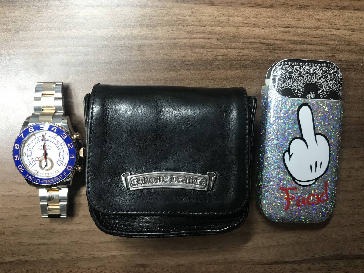 HEARTS CHROME クロムハーツ ポーチ chromehearts ダガー シガレット