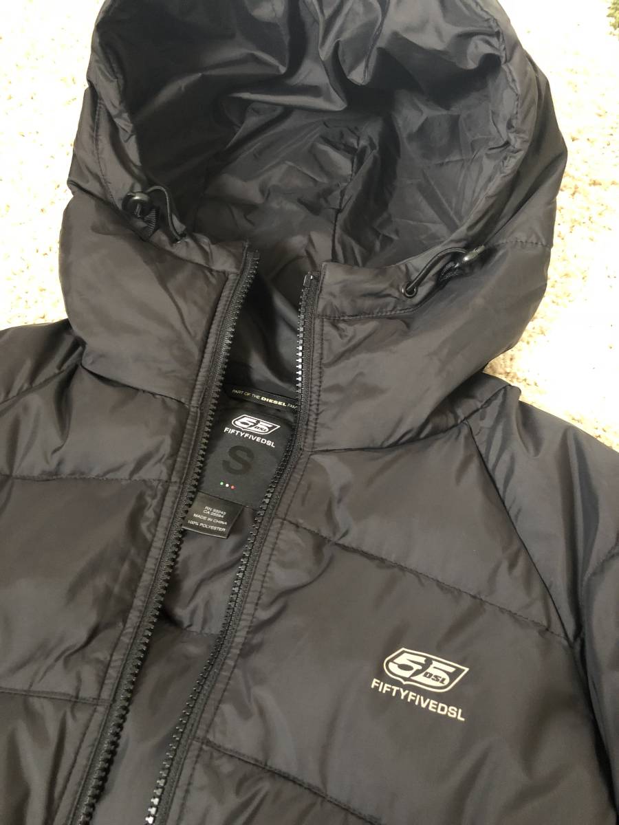 正規品☆ディーゼル FIFTYFIVEDSL 55DSLダウンジャケット S☆DIESELG  