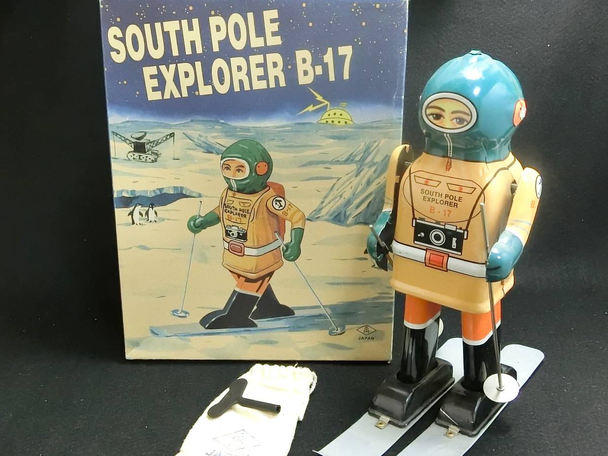 ☆昭和レトロ 倉持商店 SOUTH POLE EXPLORER 南極探検隊☆ブリキ