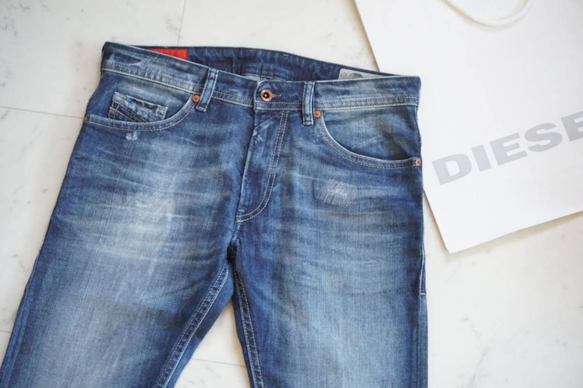 2017秋冬】DIESEL ディーゼル THOMMER 084DD ダメージ加工 ストレッチ 