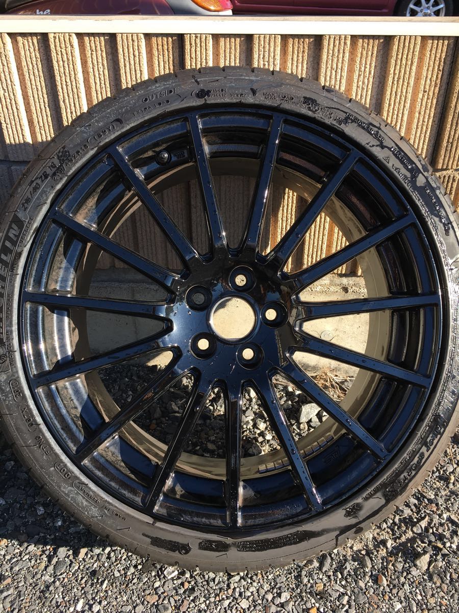 STIホイール 18インチ 7.5J +48 PCD100 BRZ エンケイ 18インチ +48 PCD100 取り寄せ品 STI純正♪18×7.5J&frasl;PCD100&frasl;5H&frasl;+48 STi