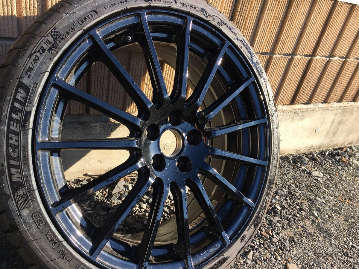 STIホイール 18インチ 7.5J +48 PCD100 BRZ エンケイ 18インチ +48 PCD100 取り寄せ品 STI純正♪18×7.5J&frasl;PCD100&frasl;5H&frasl;+48 STi
