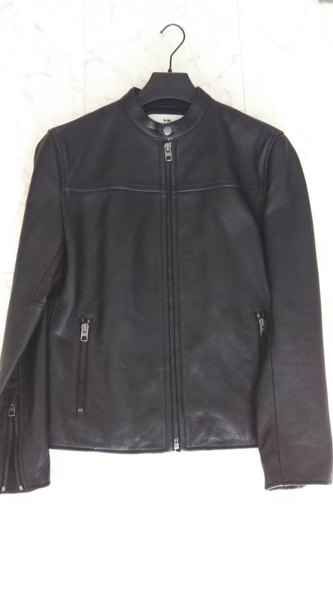 ☆新品同様☆COACH 革ジャケット サイズXS（日本サイズS～M相等