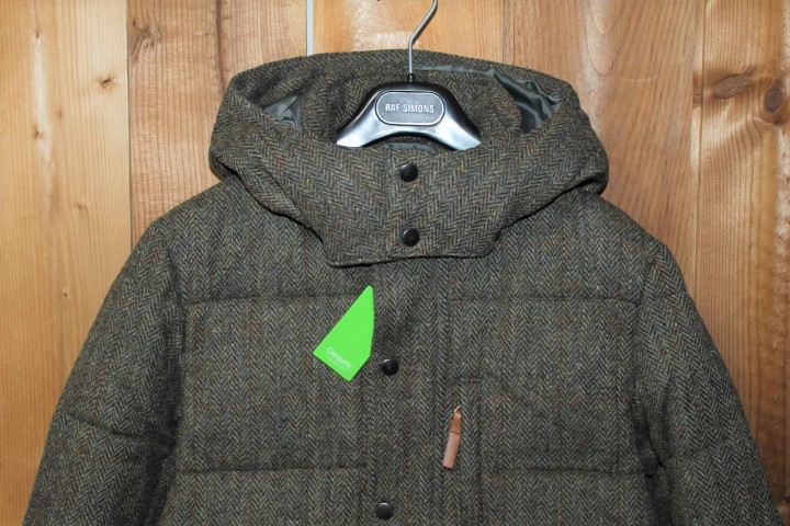 新品☆HARRIS TWEED × Ciaopanic☆ダウンジャケット (L)☆ハリス 