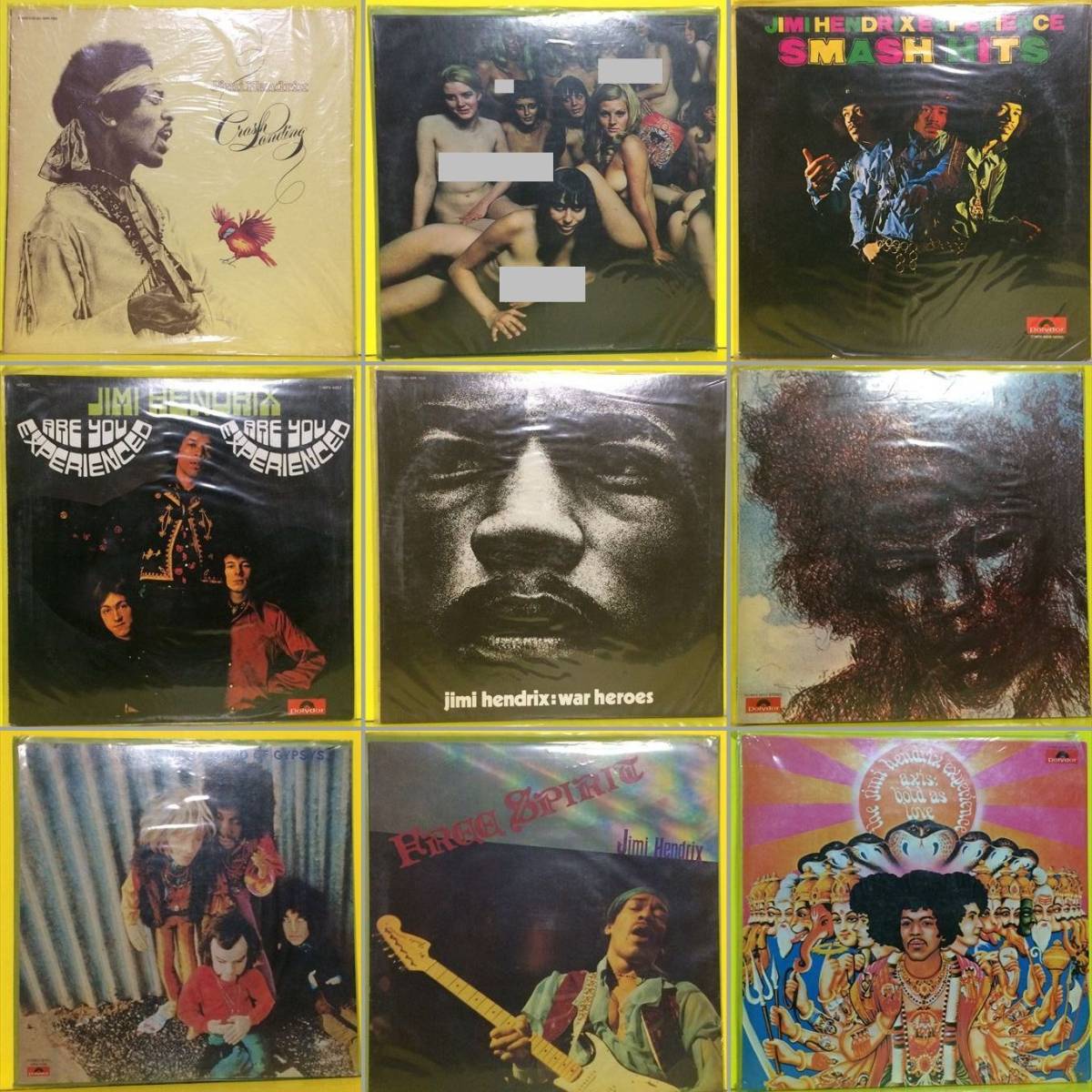 ☆レコード　Jimi Hendrix/ジミ・ヘンドリックス　9枚まとめて
