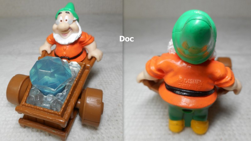 アメリカ マクドナルド おまけ ディズニー 白雪姫 七人の小人 全8種類