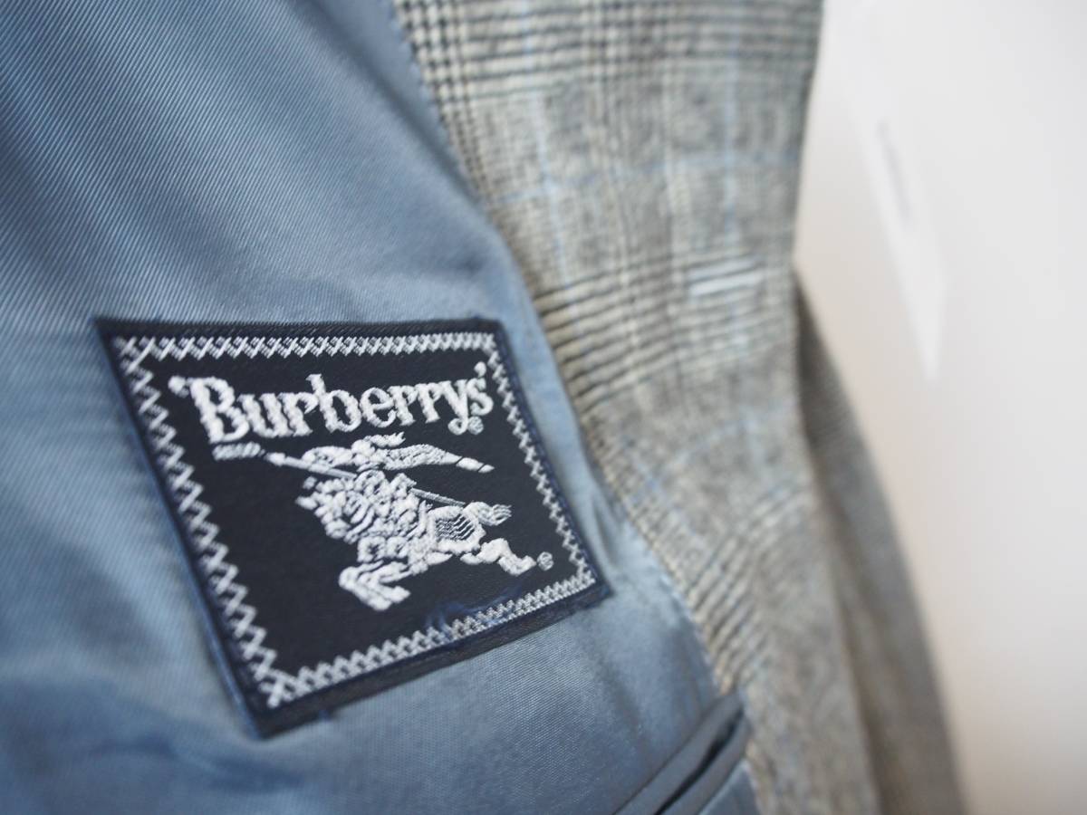 414472 バーバリー BURBERRY グレー系 シングルスーツ 96-84-180 A7