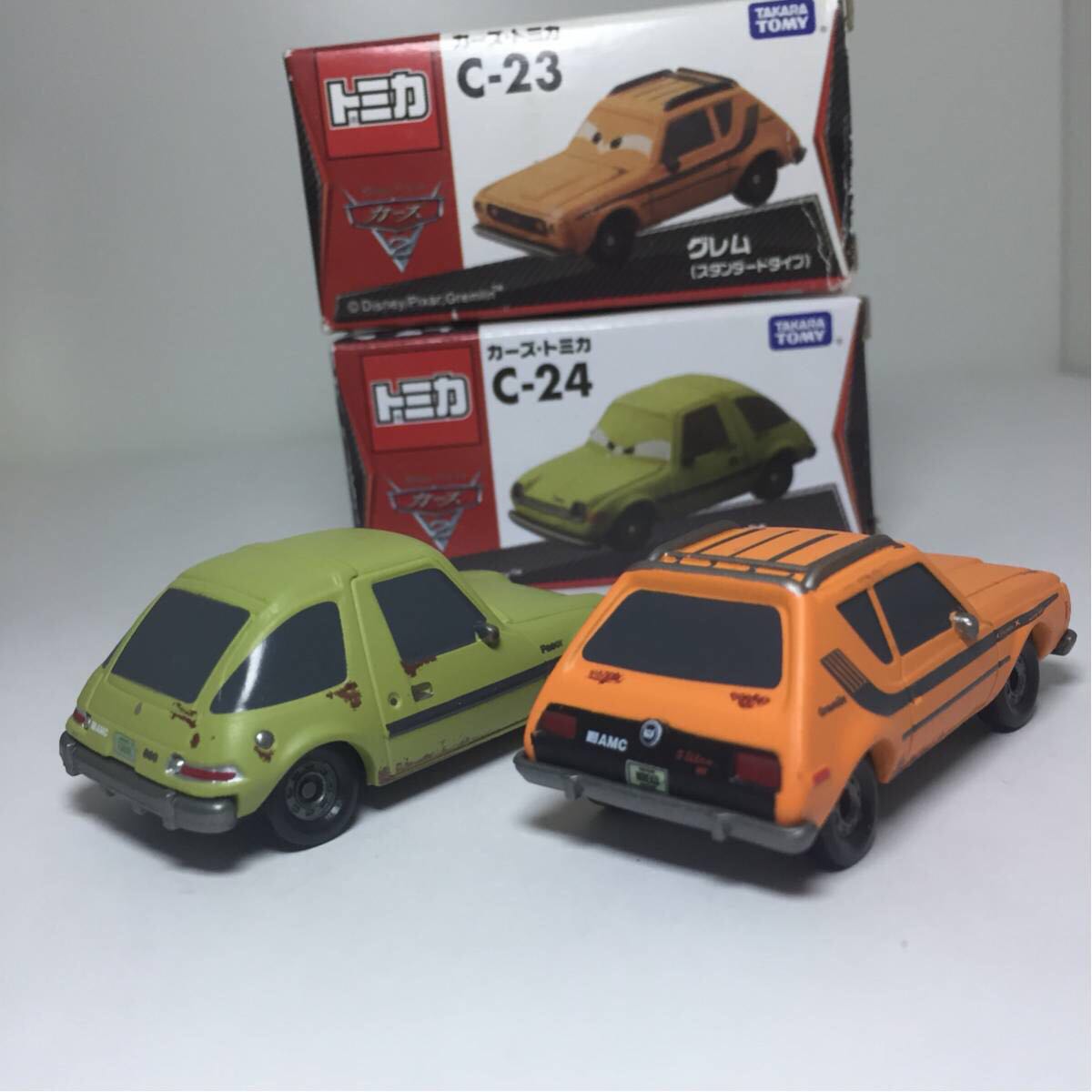 送料164円 新品 トミカ カーズ c-23 グレム & C-24 エーサー 2台セット