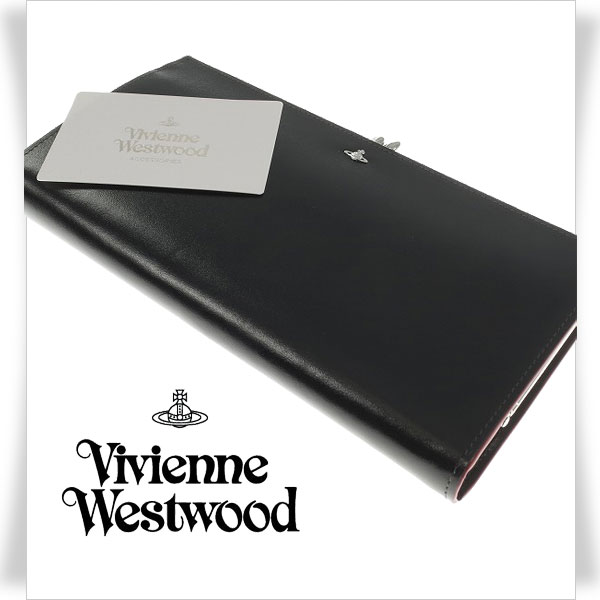 【限定セール，定番】 Vivienne Westwood ヴィヴィアンウエストウッド 正規店本物 オーブロゴ 牛革 本革レザー 口金長財布 黒 1845(財布)｜売買されたオークション情報、yahooの商品情報をアーカイブ公開 - オークファン 服飾小物
