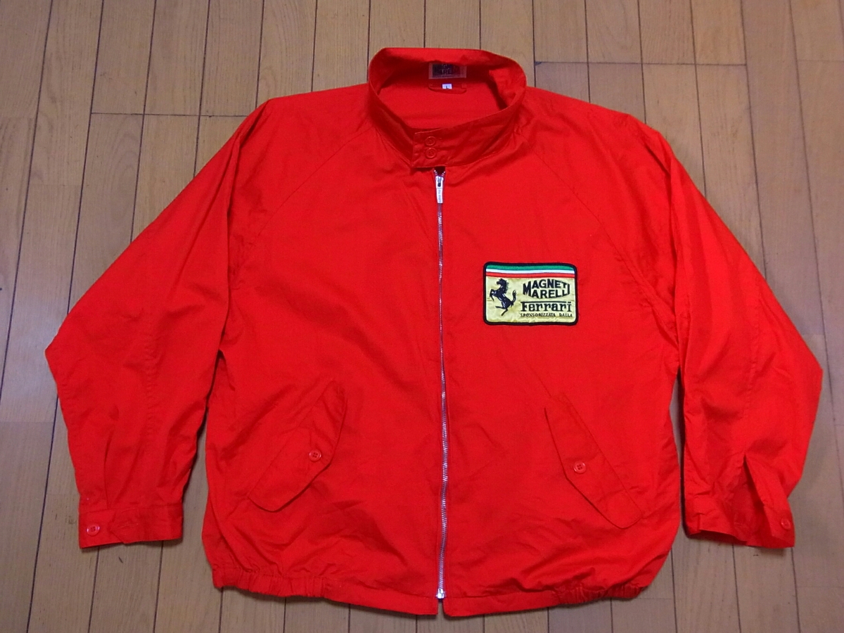 マニエッティマレリ　フェラーリ　作業着　サイズL スイングトップ　綿100%