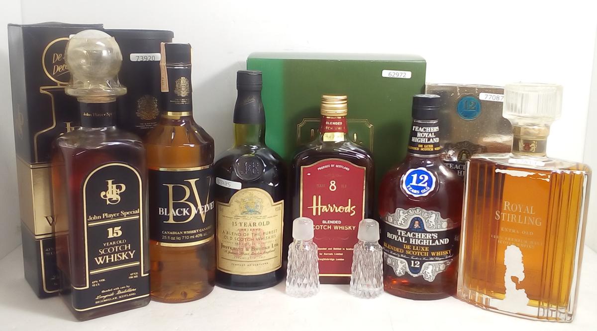 古酒☆スコッチウイスキー 6本セット☆【Harrods / JPSなど】一部箱、替え